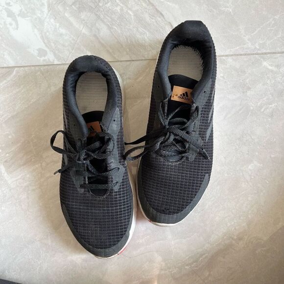 Adidas Women’s Black Running Athletic Shoes Size 7 1/2 - Picture 3 of 4